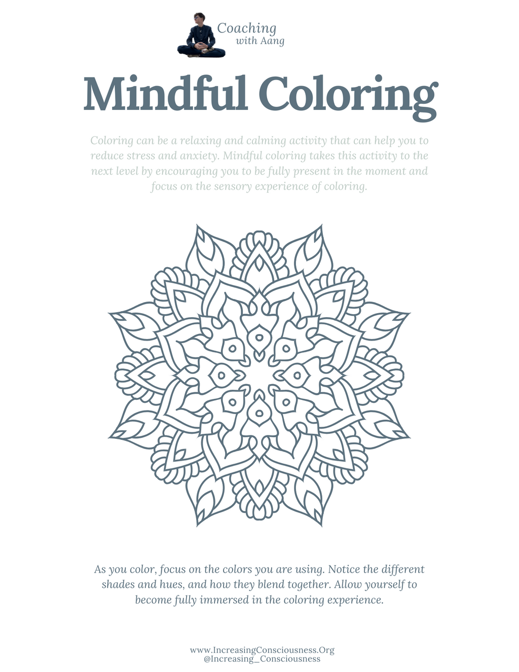Mindfulness Worksheets Bundle | 16 Guided Practices for Stress Relief, Presence & Emotional Well-Being