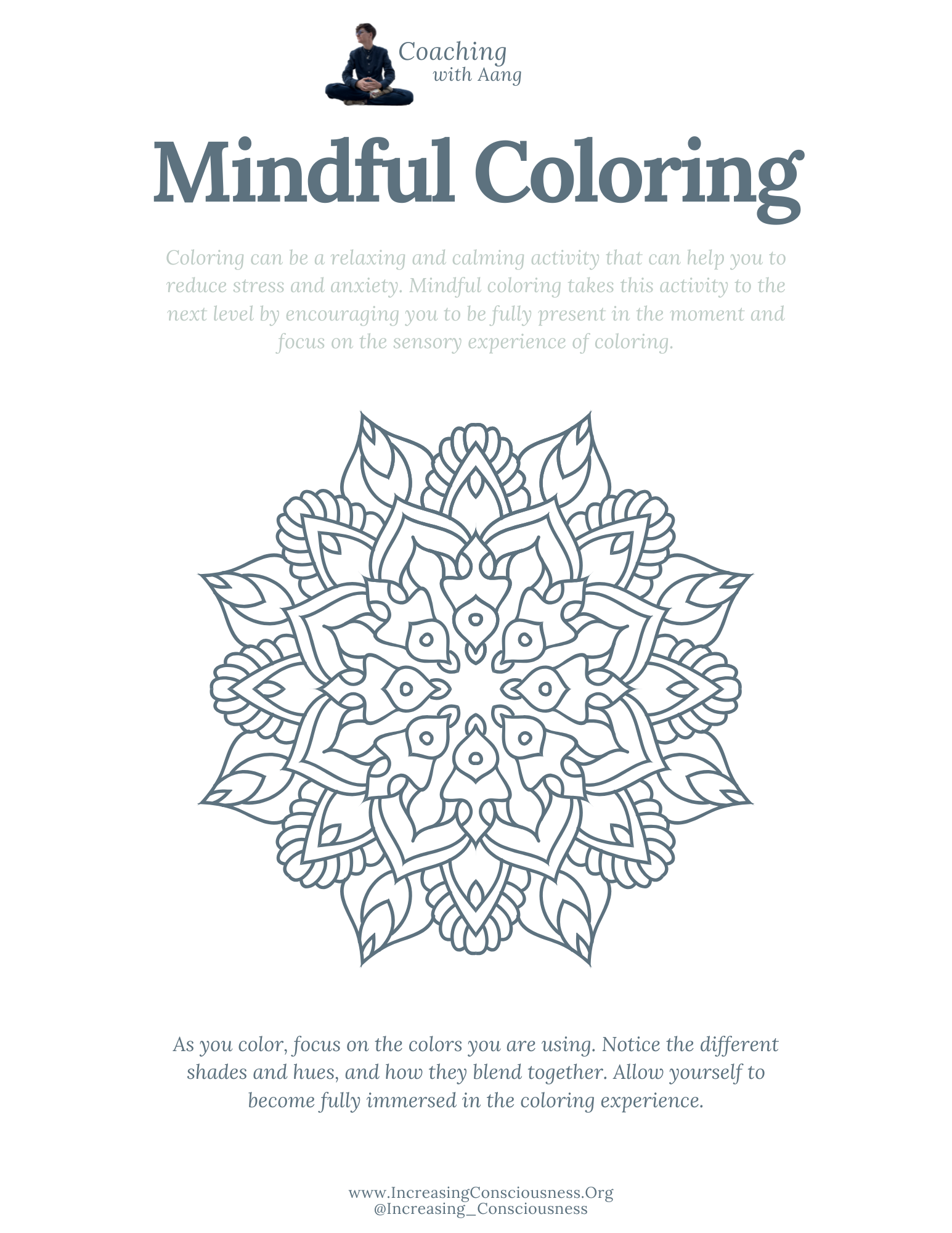 Mindfulness Worksheets Bundle | 16 Guided Practices for Stress Relief, Presence & Emotional Well-Being