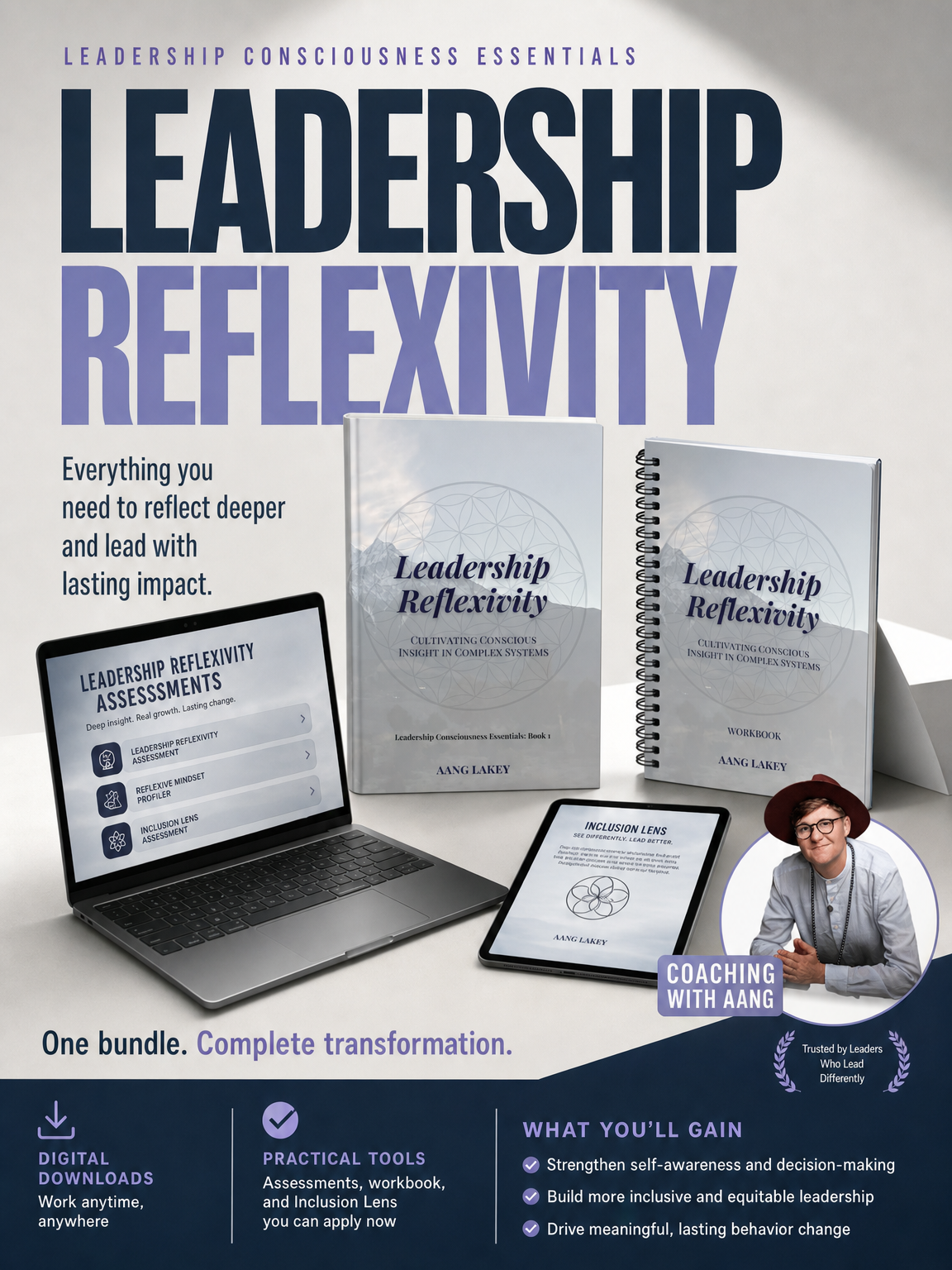 Reflexivity Bundle: Book, Workbook, Assessments &amp; Inclusion Lens (Digital Downloads)
